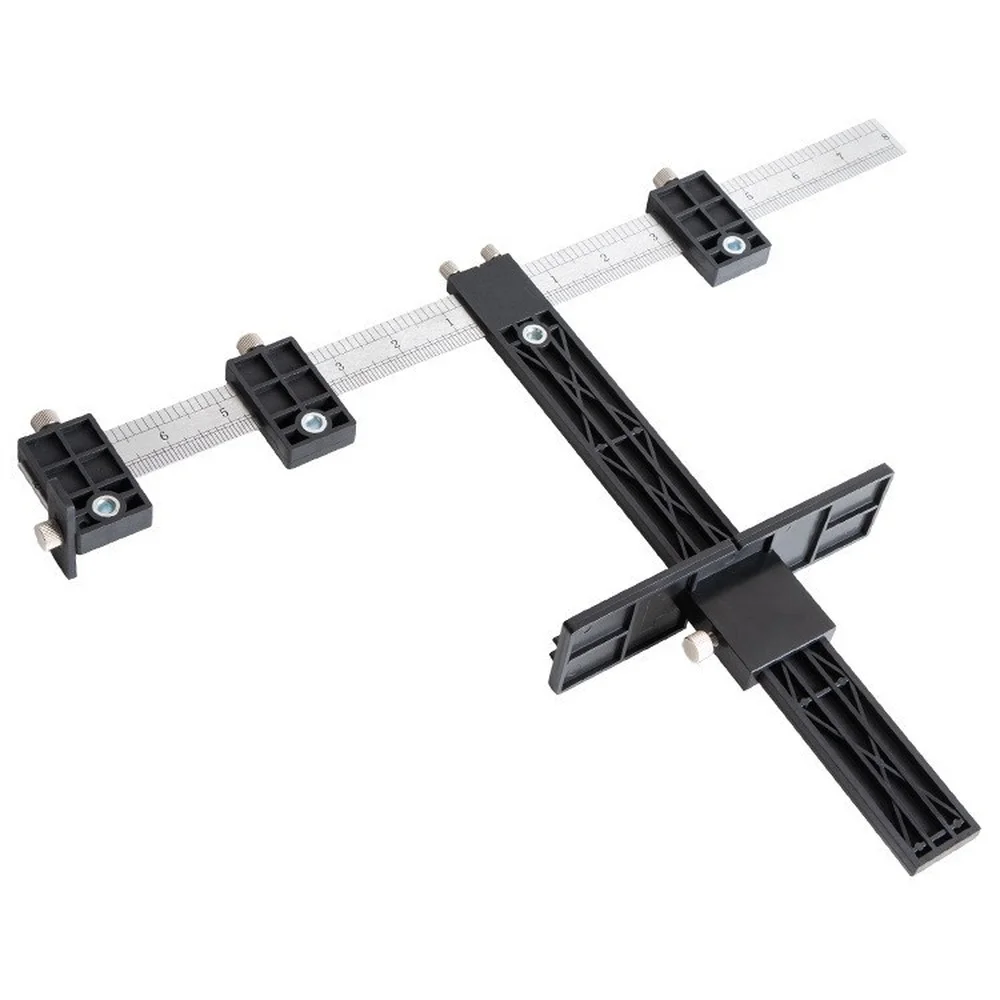 Professional Cabinet Hardware Jig Drawer Pull Guide Tool Adjustable Woodworking Locator Punching Positioner Accuracy Tool