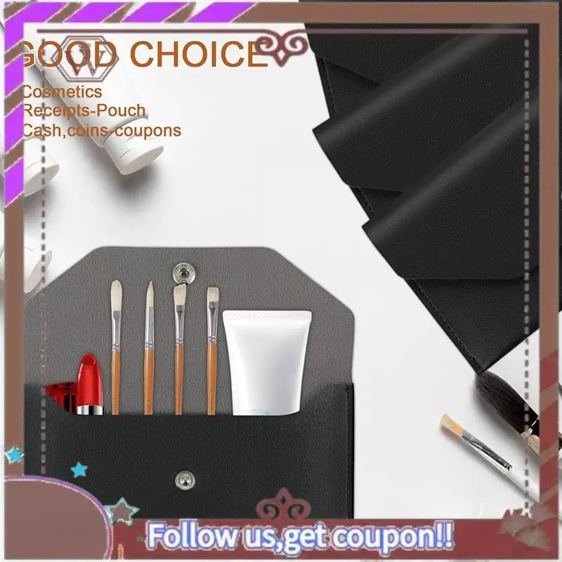 ABBG-3Pcs PU Leather Cash Envelopes, Waterproof Money Envelopes Reusable Cash Wallet Bags Budget Envelopes