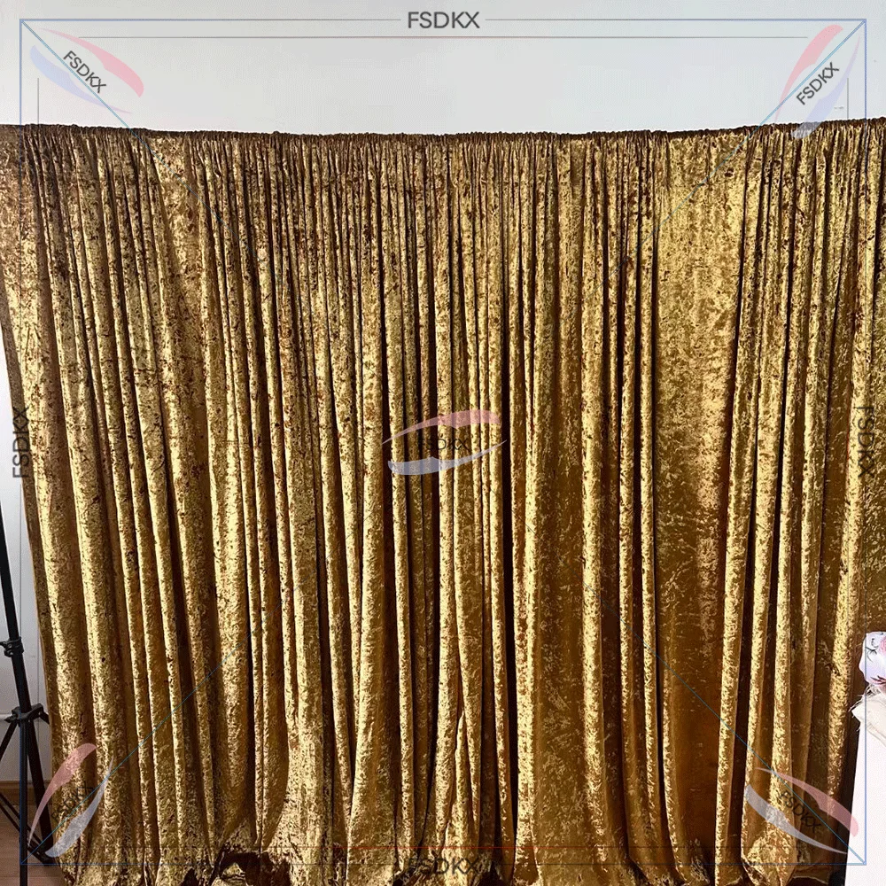 Luxury velour curtains drapes 3M Embossed Ice Crushed 300gsm velvet curtains for living room holland velvet fabric for curtains