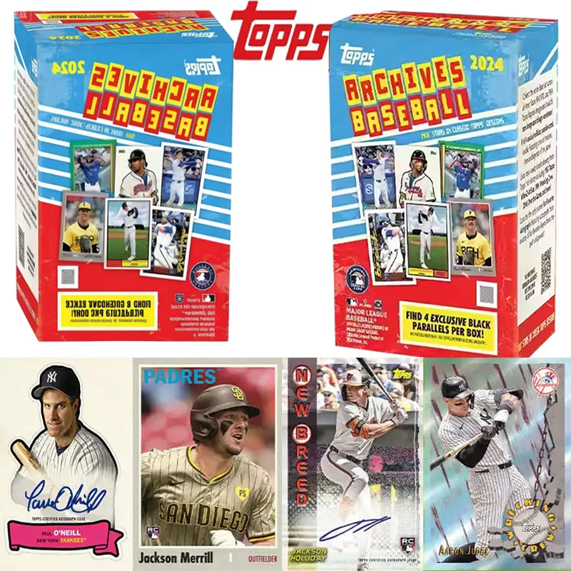 carte-da-collezione-baseball-topps-archives-2024-originali-scatola-sorpresa-di-valore-carte-sportive-da-scambio-collezione-hobby-regalo