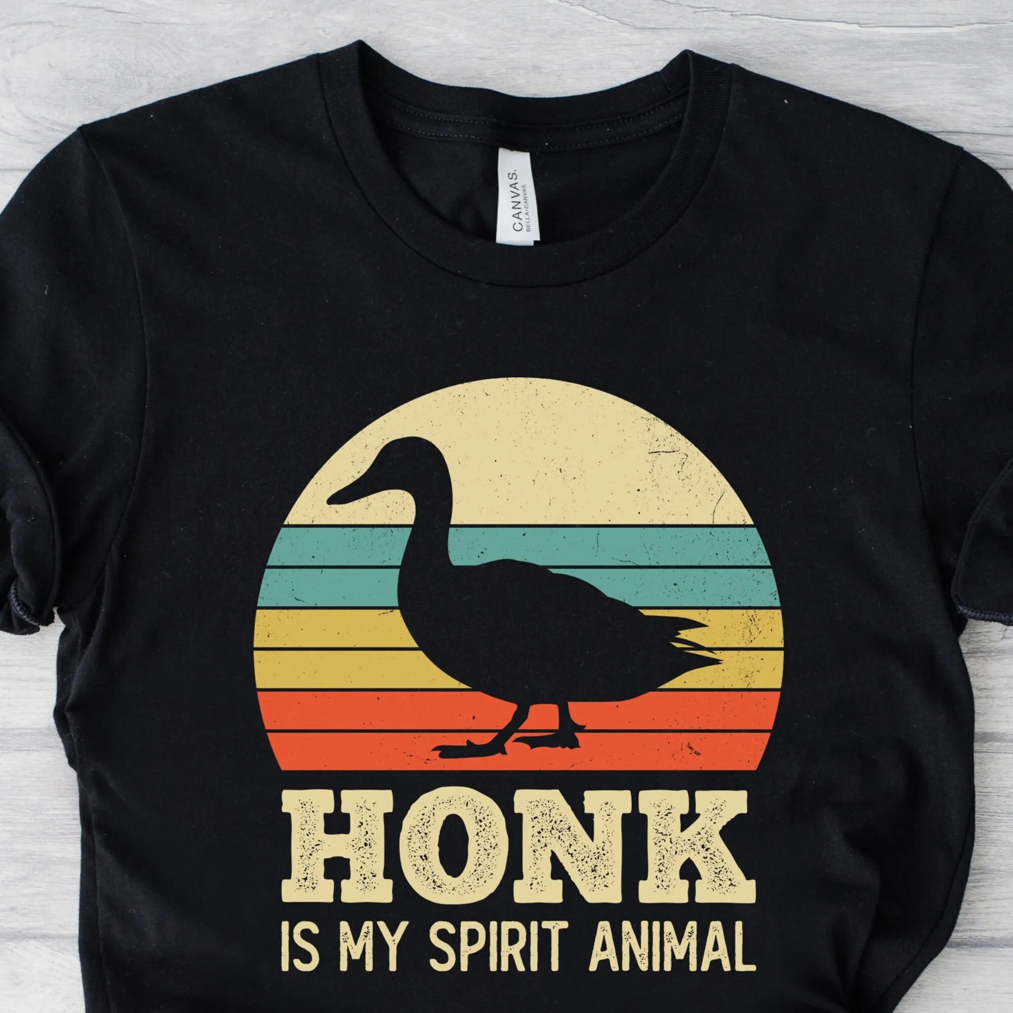 Honk is my spirit animal, retro goose shirt, funny goose lovers shirt, geese farmers gifts