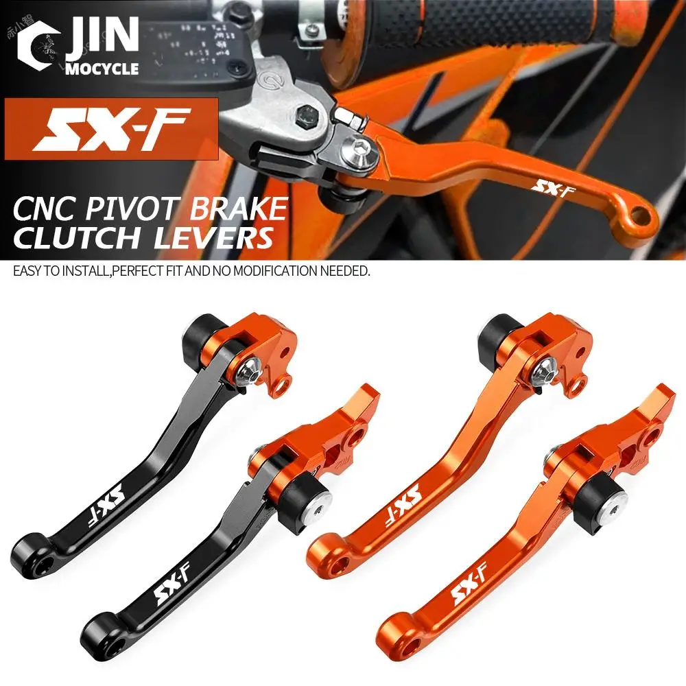 Motorcross CNC Dirt Bike Brake Clutch Levers Stunt Clutch Pull Cable Lever Easy System For 250 SXF 350SXF 450SXF SXF 250 350 450