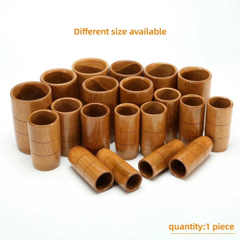 Traditional Chinese Jar Fire Cupping Set Body Therapy Cellulite Kit Carbonized Bamboo Suction Cups Acupuncture Massage