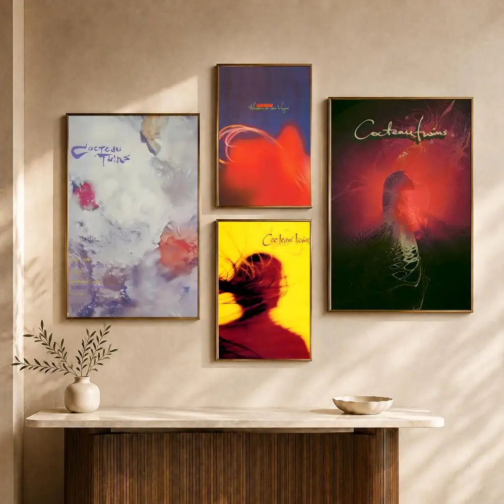 Band Cocteau Twins Heaven Or Las Vegas Dream Pop Poster PP Decorative Poster Print Apartment Dorm Office Cafe Gift