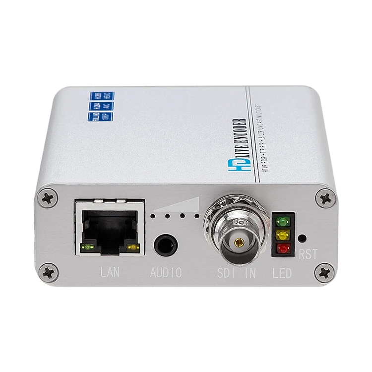 Haiwei H.264 H.265 Wireless HEVC SDI Video Encoder FHD 1080P Live Streaming Encoder Support RTSP RTMP RTMPS HTTP UDP ONVIF HLS