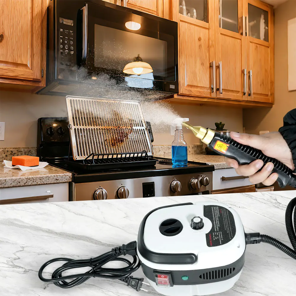 

Portable Steam Cleaner High Temperature Sterilization Air Conditioning Kitchen Hood Home/Car Steaming Cleaner EU Plug/ US Plug