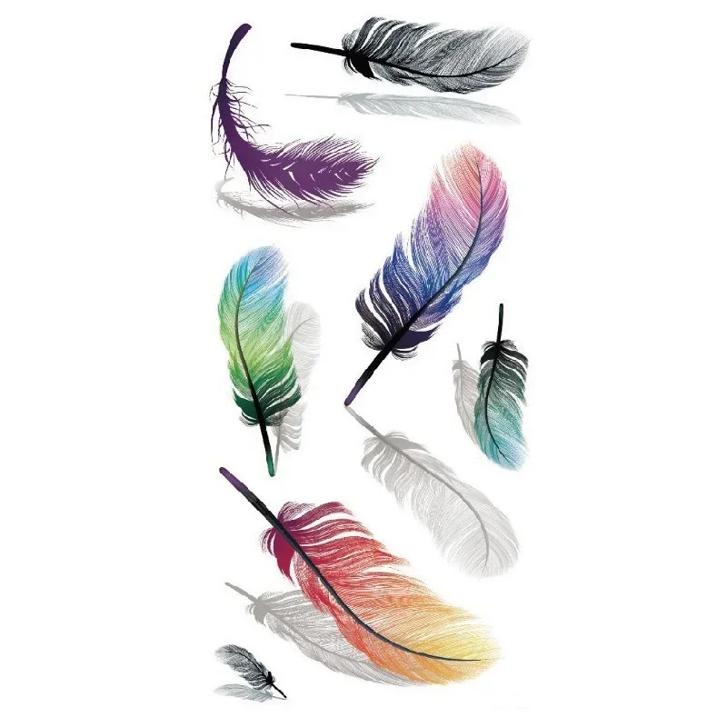 3D Rose Butterfly Scorpion Tattoo Flowers Watercolor Sexy Temporary Tattoos Stickers for Women Girls Art Fake Tattoo Waterproof