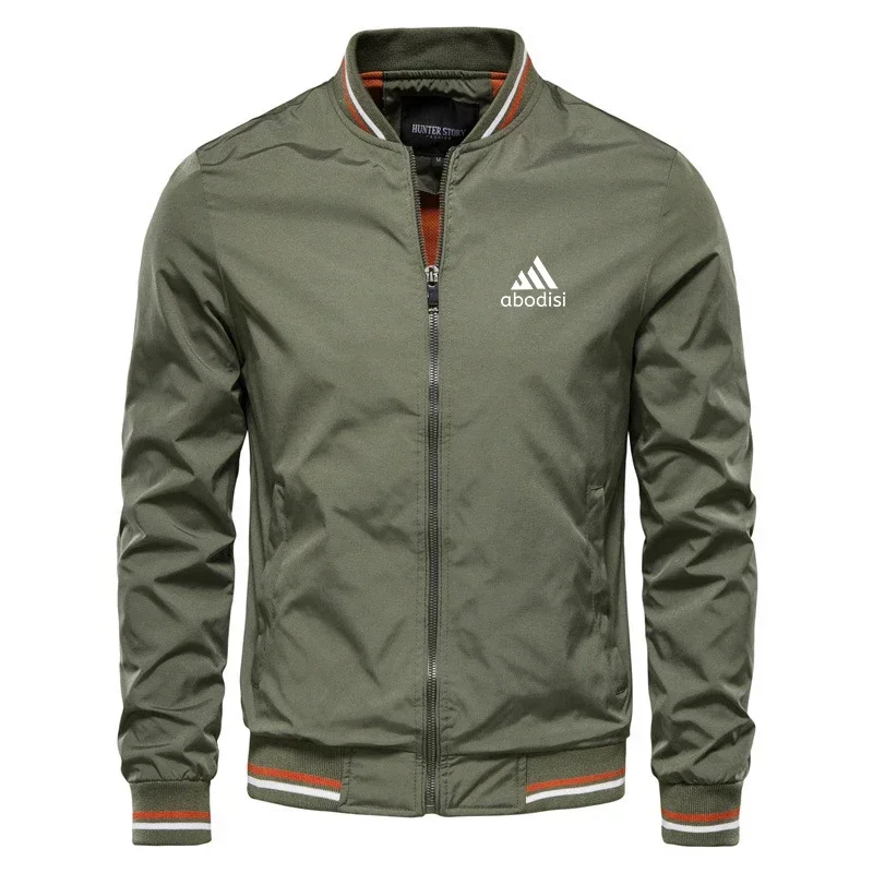 

Spring and autumn zip-up fashionable outdoor casual sportswear men's fashionable windproof and water-resistant cycling jacket