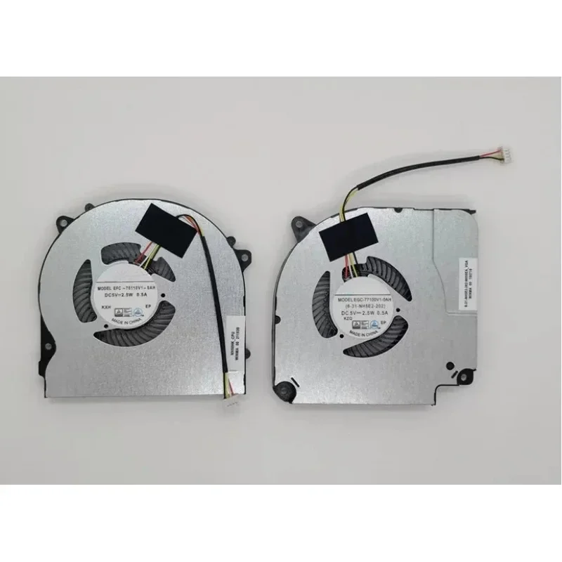 Dual CPU & GPU Cooling Fan 6-31-NH5E2-202 EGC-77100V1-0AH for Shinelon T3 PRO Laptop