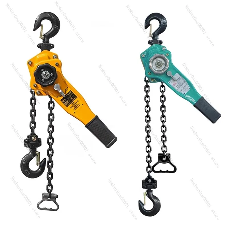 Portable Hand Wrench Manganese Steel Hook Hand Chain Hoist Crane Wire Tensioner Manual Traction Hoist