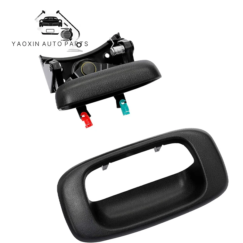 

For Chevy Silverado GMC 15228541 Tailgate Outside Black Tailgate Handle Bezel 15228539 15228540