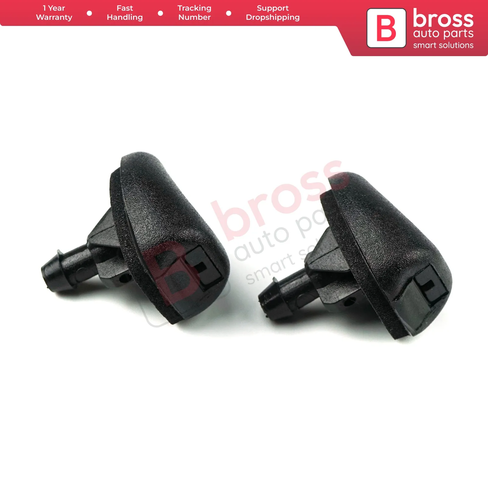 

BSP1062 Windscreen Washer Jet Nozzle Set 6438V8 For Peugeot 207 306 307 308 Expert 3008 Citroen C3 C4 Jumpy Saxo Xsara Dispatch