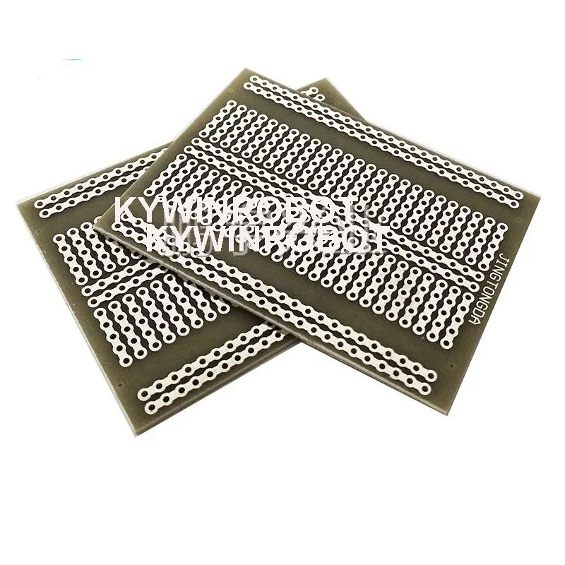2PCS/LOTS Ultra High end 5 * 7CM Single sided Tin Spray 5-hole 1.6mm Thick 2.54mm Pitch Circuit Board Hole Board PCB