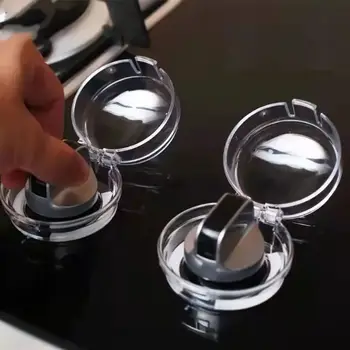 Ochranný kryt spínače plynového sporáku pro domácí použití, proti znečištění, oleji a ochrannému krytu knoflíku plynového sporáku, který se dotýká dětí. 8 nejlepší prodej kryt mezery sporáku - №7