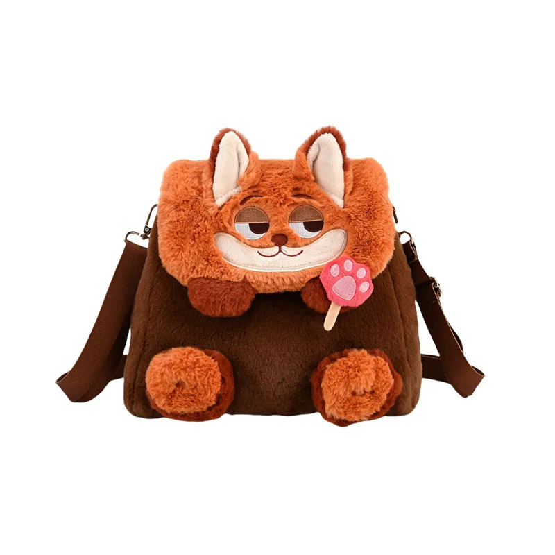 

Disney Zootopia Nick Fox Shoulder Bag Cute Women Girls Fashion Handbag Casual Crossbody Daypack