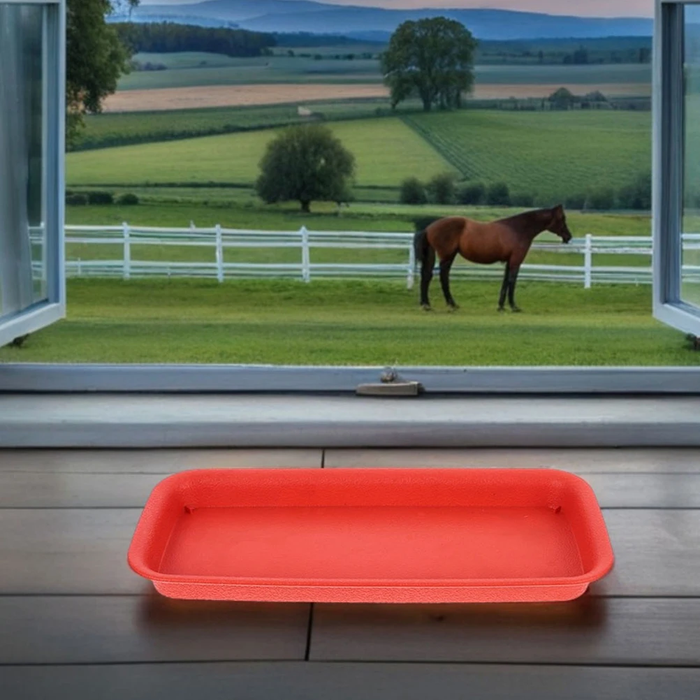 

2 pcs Pot Drip Tray Plant Saucer Square Patio Catcher Water Trays For Indoor Plants Water Resistant Resin Material Multi Purpose