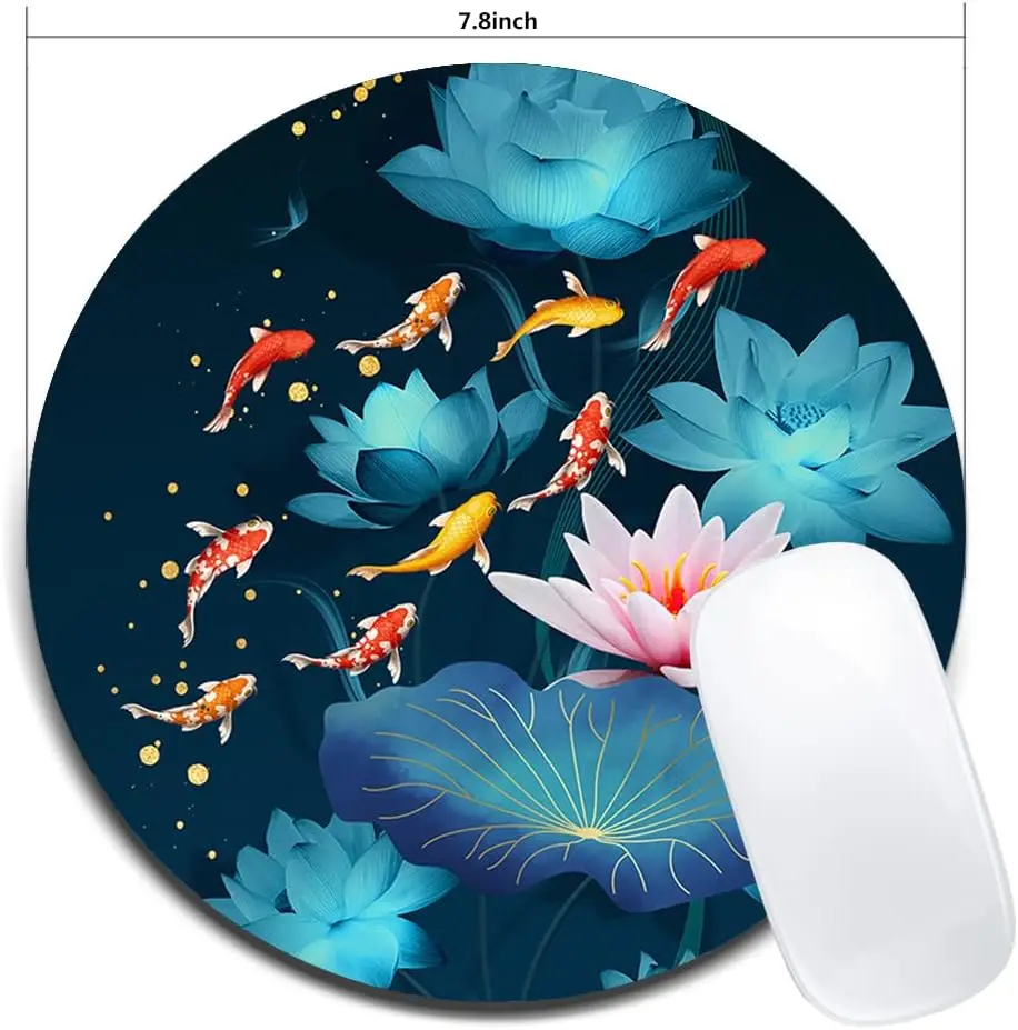 Beautiful Mouse Mat Cute Mouse Pad with Design Non-Slip Rubber Base Mousepad Waterproof Office Mouse Pad 7.9 x 0.12 Inch