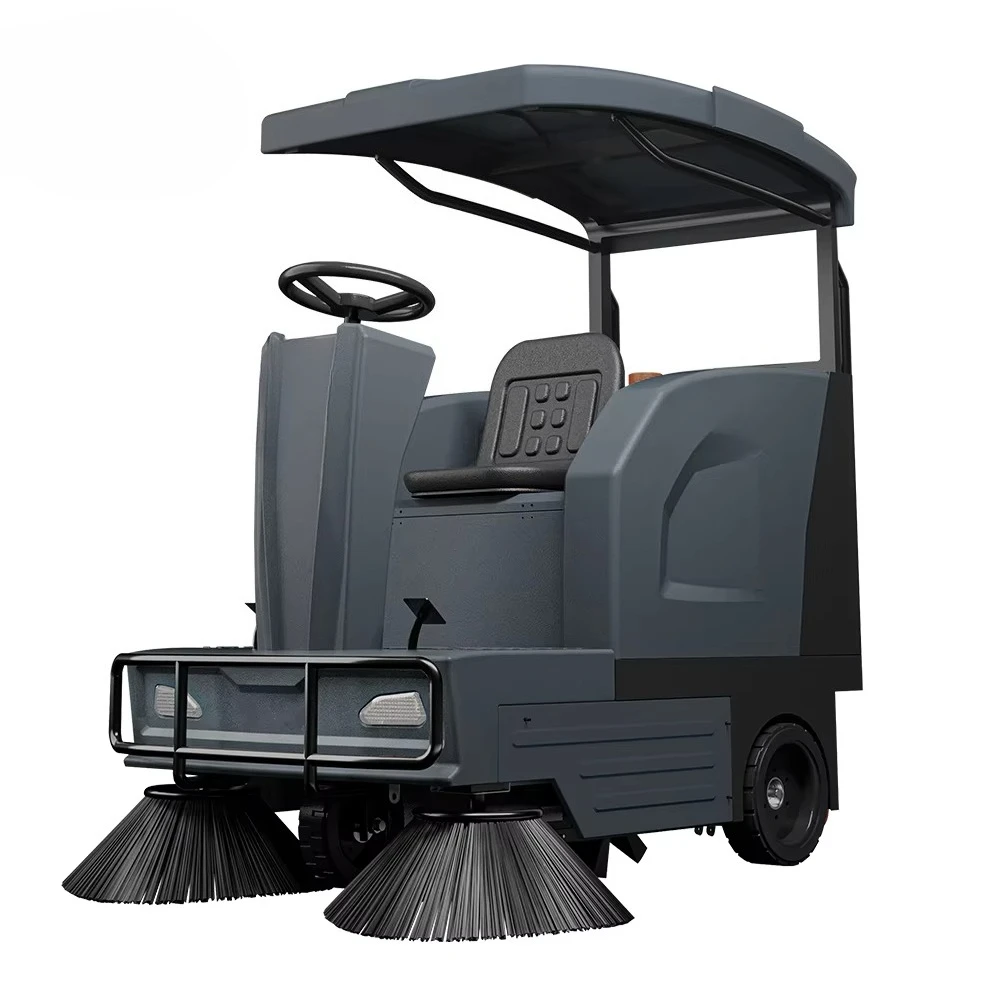 Industrial Automatic Street Sweeper Cleaning Machine Ride on Road Electric Outdoor Floor Sweeper Cleaning Machine Customized