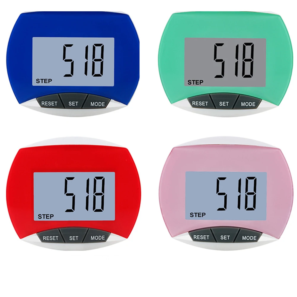 

Multifunctional Pedometer Simple Fitness Tool Sports Accessories Durable Practical Easy to Use Walking Plan Gift Choice
