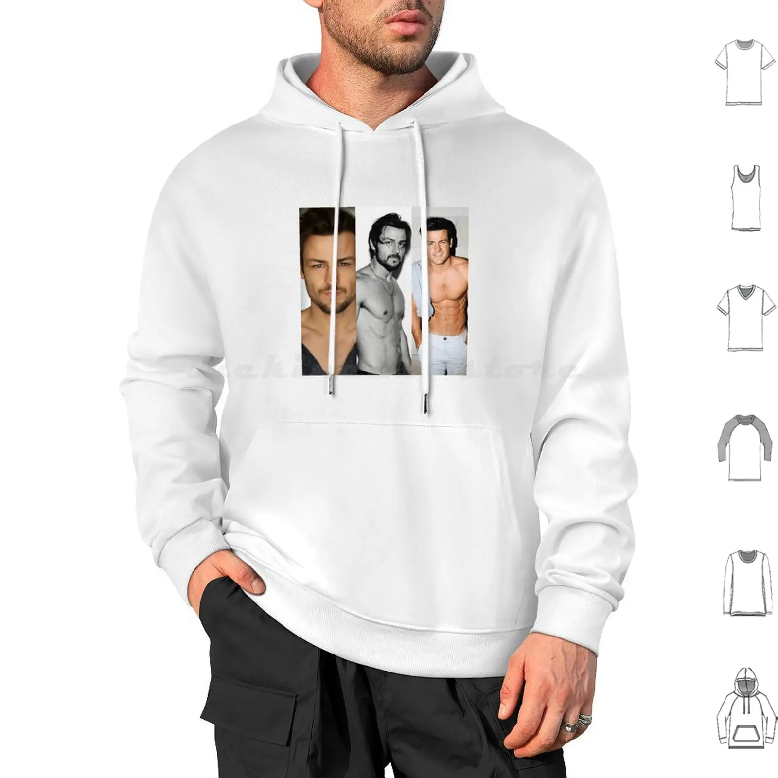 Tyler Hynes Sexy Photo Hoodies Long Sleeve Tyler Hynes Xmas Actor Tv Shows Handsome Celebrity Hot Love Collage