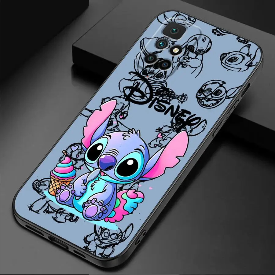 Cartoon Cute Stitch Phone Case for Redmi A2 A1 Plus 13 A3x K40 Pro K40 K60 12C 9C 13C 10A 10C 12 9A 10 9 Soft Cover