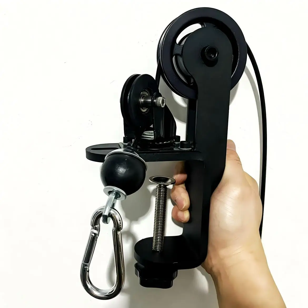 Arm Wrestling Desktop Pulley Arm Wrestling Training Table Pulley Cable System Professional Fitness Wrist Forearm Strengtheners