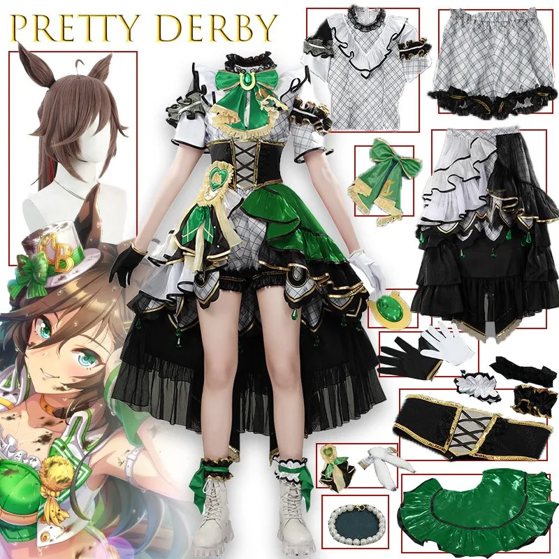 ‌ ‌ ‌ ‌ ‌ BPretty Derby Clear Bliss 6EVENT le nouveau Frontier Cosplay Costume Anime personnage tenue robes dentelle épissage robe de bal