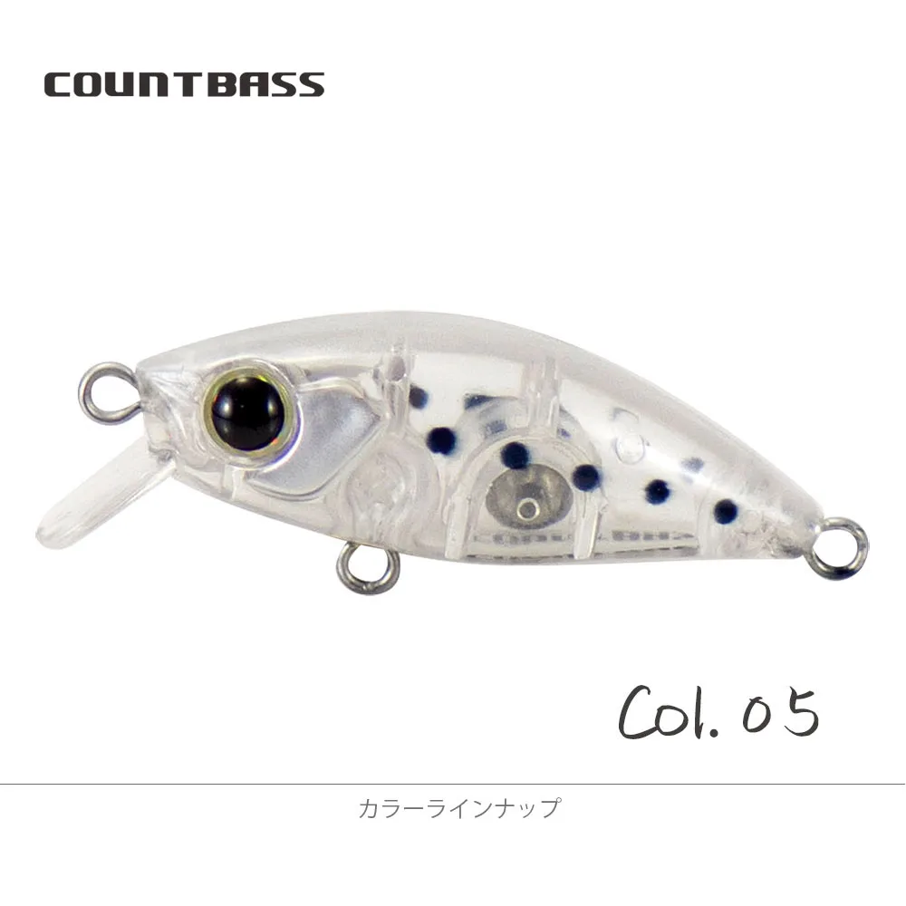 COUNTBASS Langsam sinkender Minnow 43 mm 1-3/4" 4,8 g 3/16 oz. Wobbler HardBait Plug Angelköder La Peche Au Leurre – Detail 16