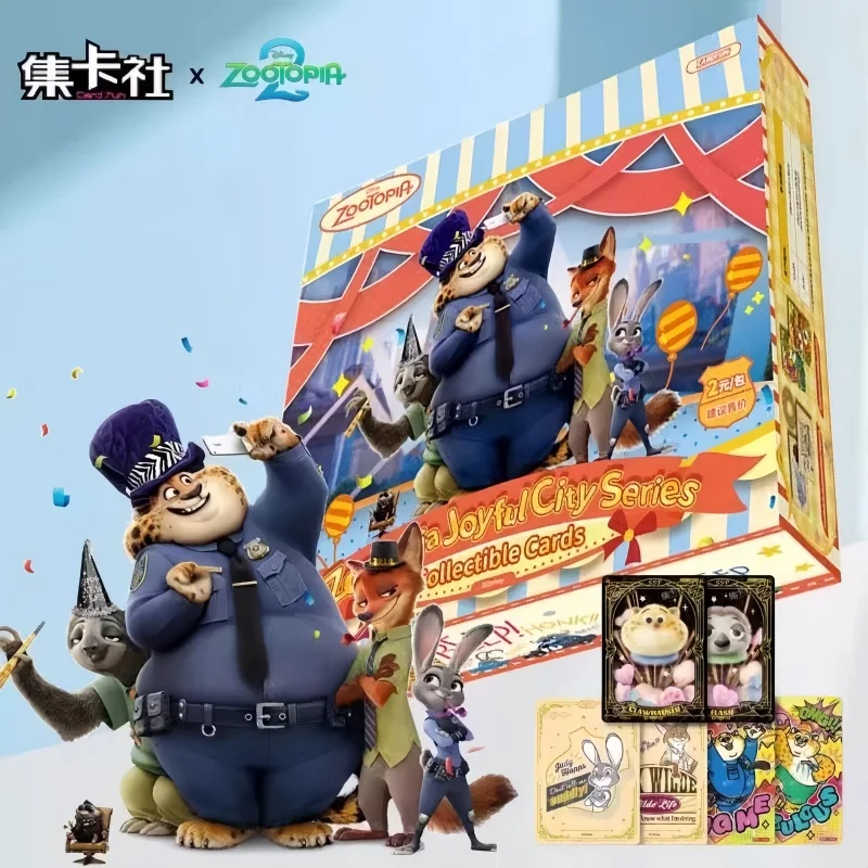 

New Arrival Original Disney Zootopia Card Blind Box Rabbit Judy Collection Cards Birthday Gift