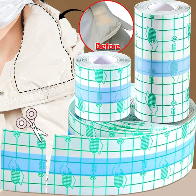 

10/1 м/рулоны, одноразовая прозрачная антигрязевая паста, воротник-пуховик, анти-натирающая внутренняя паста, воротник рубашки, манжета, наклейка