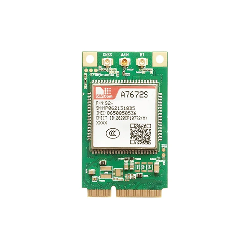 

CAT1 LTE 4G module A7672S-LASE MINIPCIE A7672S MINIPCIE support 4G+2G