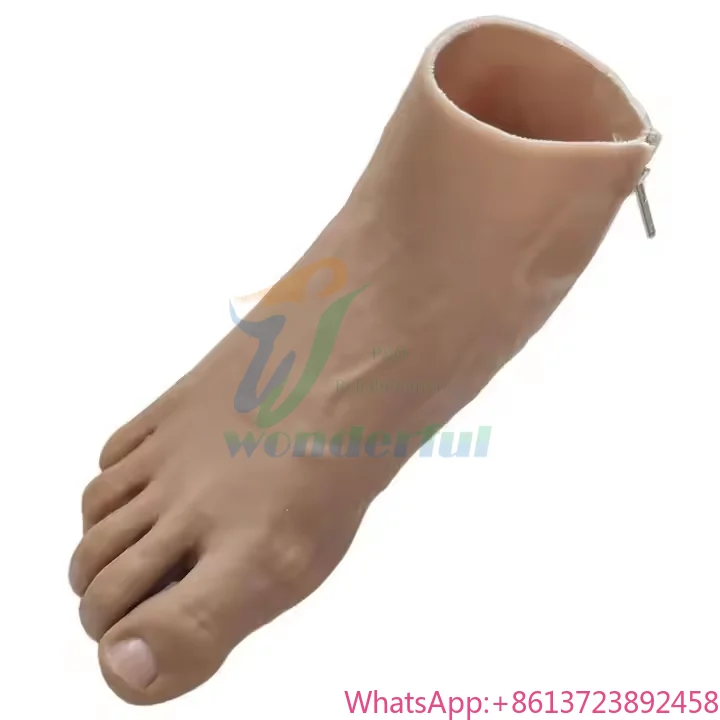 

WDF Prosthetic Shell Artificial Silicone Foot Prosthesis Medical Grade Rubber Foot Prosthetic Silicone Foot Artificial Limbs