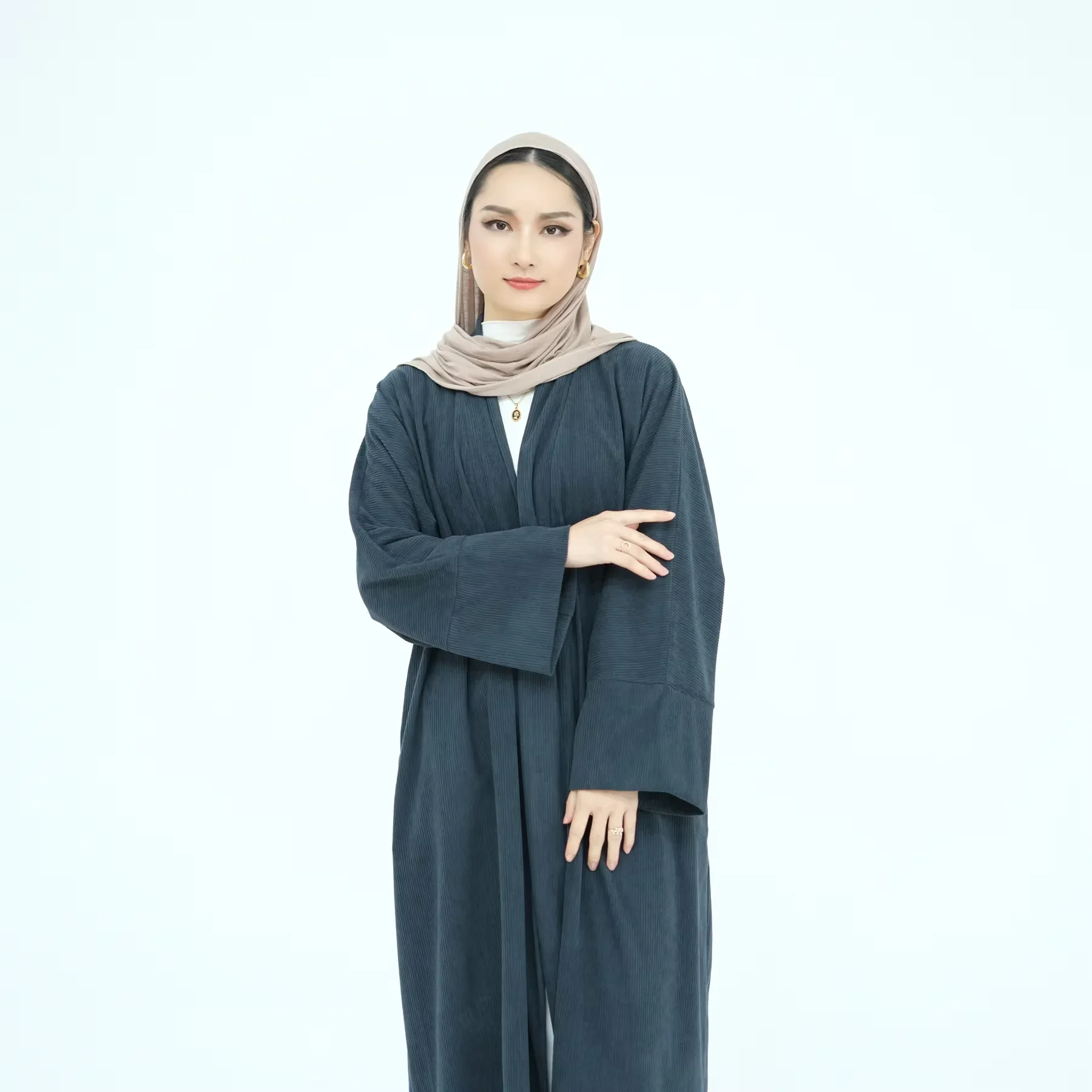 

Eid Abayas for Women Muslim Dress Kimono Cardigan Dubai Kaftan Ramadan Islam Clothing Robe Turkey Kebaya Jalabiya Morocco Gown
