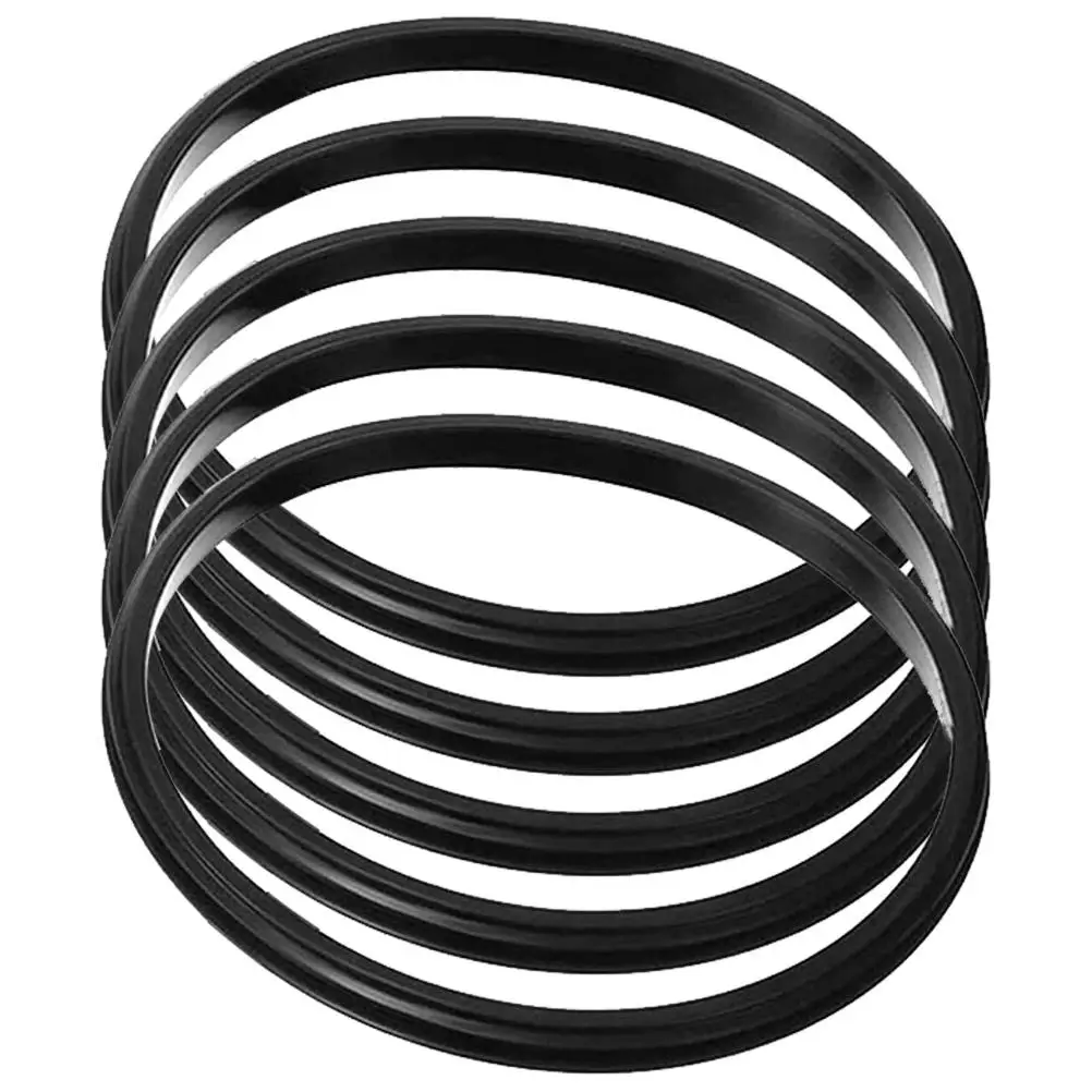 

5pcs Black Silicone Ring for Cup Insulated Bottle Sealing Gaskets Leak Proof Heat Resistance Water Bottle Parts