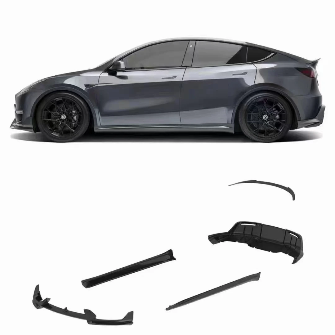 Model Y ardo style carbon fiber front lip side skirts rear diffuser spoiler wing body kit for Tesla Model Y