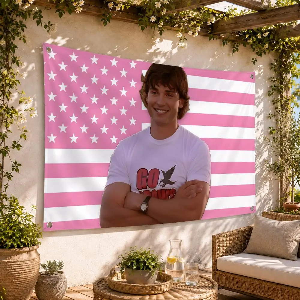 Tom Welling Actor Flags Flag Soft skin-friendly Durable Tapestry Outdoor party Home living room bedroom Decoration