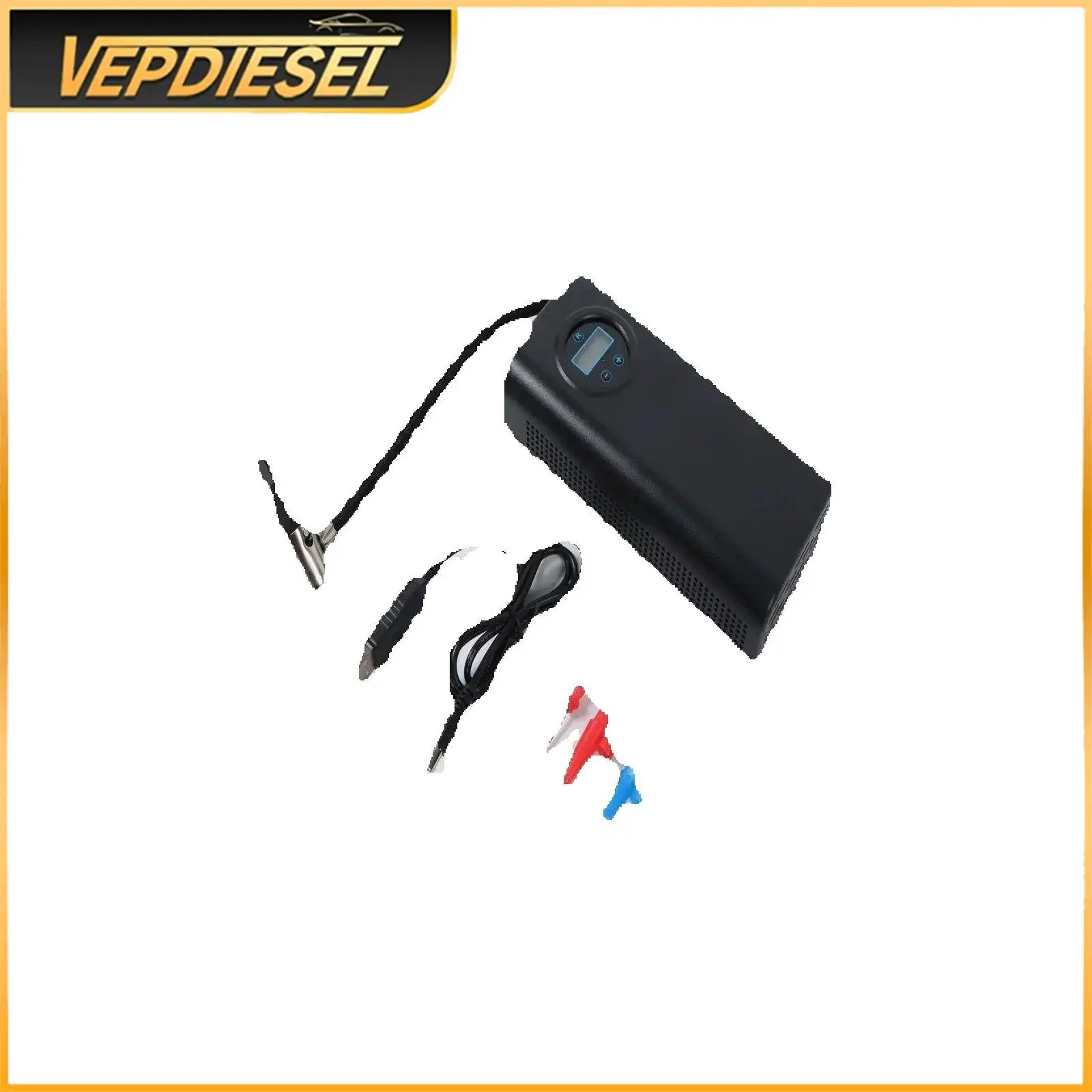 

150PSI Portable Air Compressor 12V Digital Tire Inflator for Cars Motorcycles Bicycles Balls with LED Light