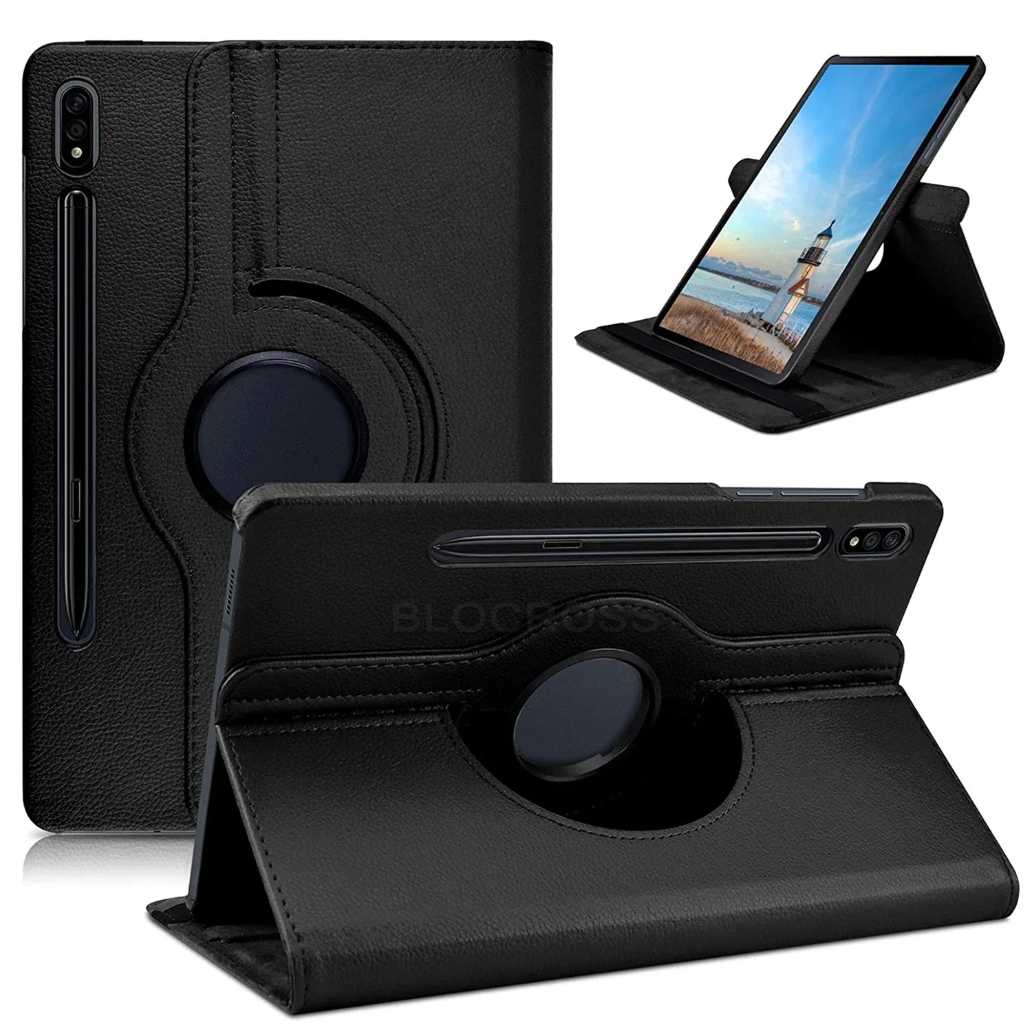 For Samsung Galaxy Tab S8 S9 Ultra 5G 14.6 Inch Case 360 Rotation Stand Tablet Cover for Galaxy Tab A9 Plus S9 FE S8 S7 Plus