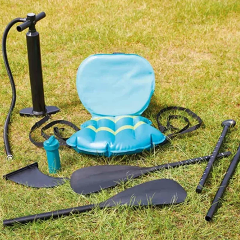 Kayak Inflatable Seat Detachable Boat Seat Sup Board Accessories Paddle Board Backrest Soft Non-Slip Base Adjustable Backrest