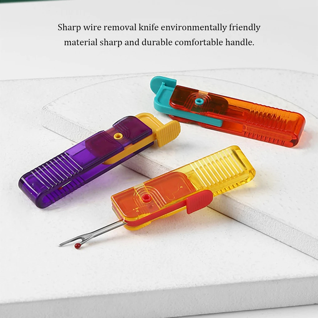 Foldable Thread Removal Knife Wire Stripper Clothing Label Remover Needlework