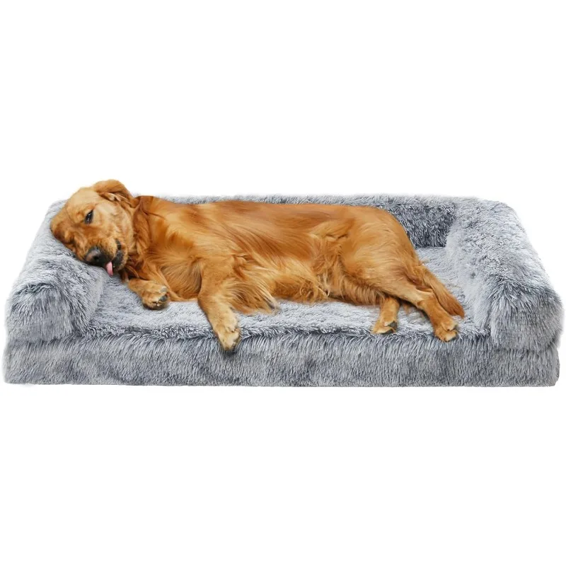 orthopedic Dog Bed for Large, Medium Dogs Breeds, Dog Sofa Beds with Pillow,High Density Egg Crate Foam Dog Beds