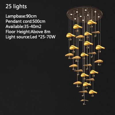 Loft Nordic LED lotus Plafondkroonluchter voor woonkamer keuken koper Hangende hanglamp lamp Slaapkamer kinderkamer