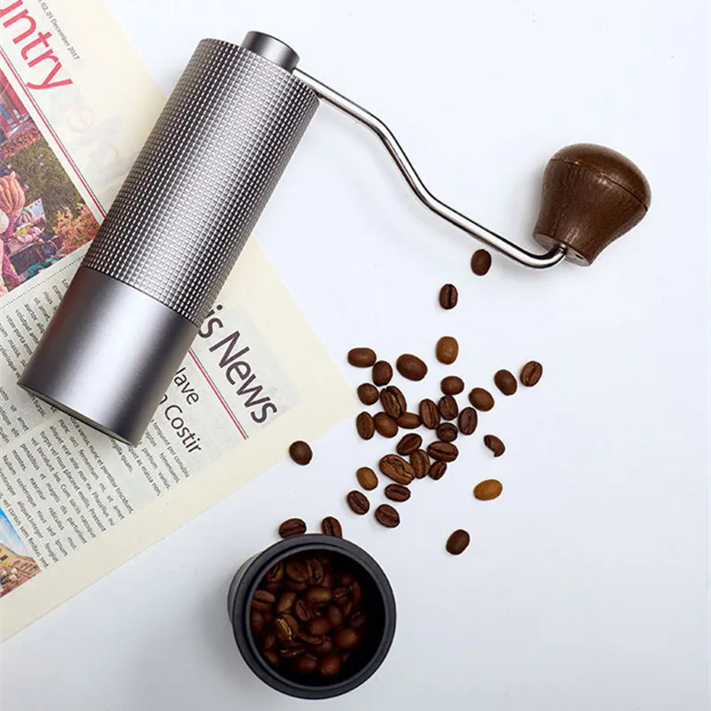 

Portable Manual Coffee Grinder Espresso Coffee Bean Grinder Stainless Steel Burr Grinders Handmade Coffee Tool