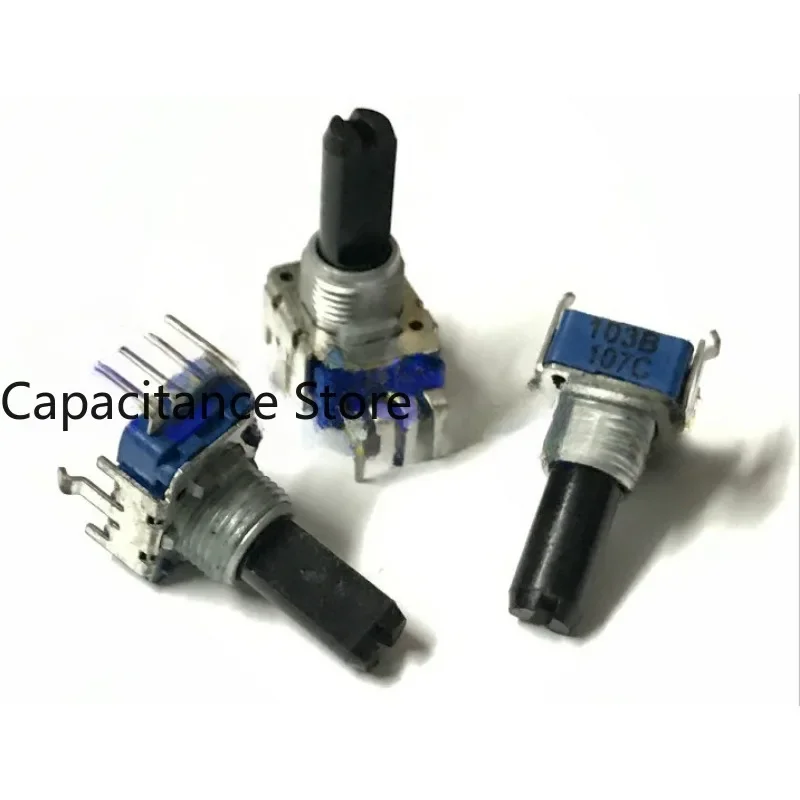 

5PCS Power amplifier, audio instrument, volume potentiometer RK11K1140A23, single B10K/103B, 4-pin