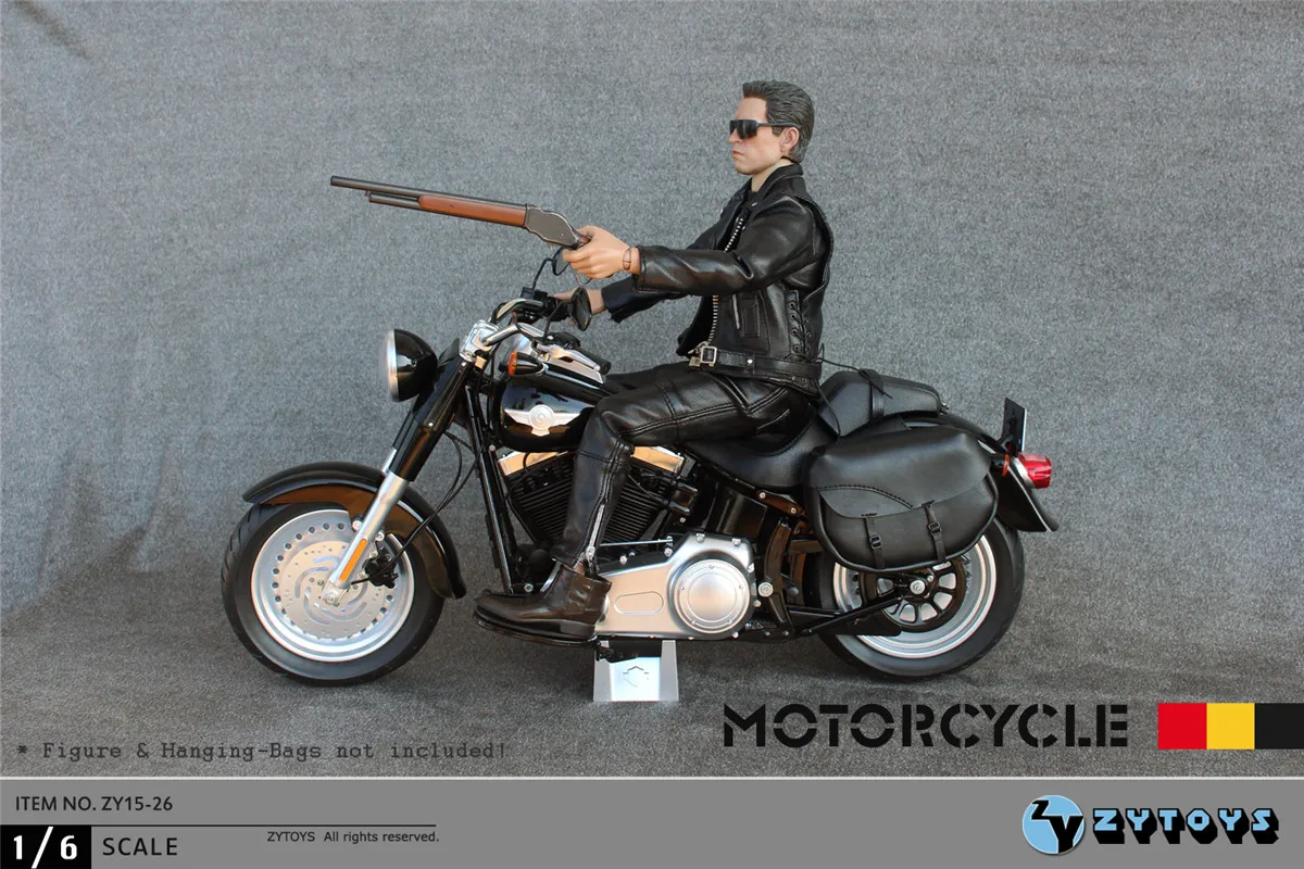

ZYTOYS 1/6 Scale Motorcycle Heavy Vehicle Model Plastic Toy for 12-inch Action Figures Soldier Accessories Cool Collectible