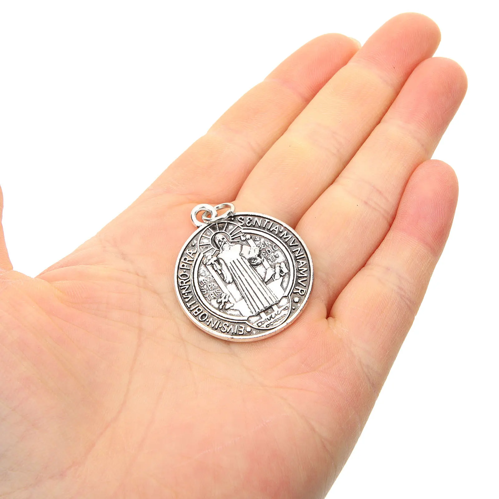 

12pcs Metal Charms Pendant For Jewelry Making Diy Craft Keychain Christmas Ornament Gift Bible Keepsake