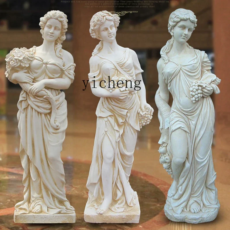 r5.20  Hotel Statue Outdoor Garden Decorative Artwork Character Garden Sculpture Ornament