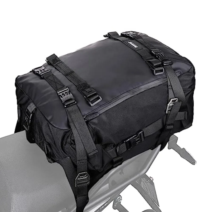 

Motor Pannier Bag 10/20/30L Multifunctional Waterproof Rear Rack Trunk Motorcycle Seat Bag for Long-Distance Riding Secure Stor