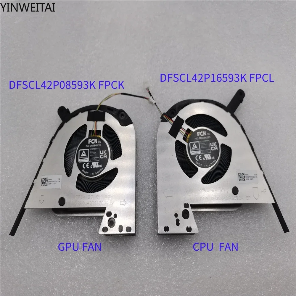 

ВЕНТИЛЯТОР CPU GPU ДЛЯ Asus Vivobook Pro 15X K6501 K6501Z K6500ZC K6501ZM EB74 OLED 2022 12 В DFSCL42P16593K FPCL DFSCL42P08593K FPCK