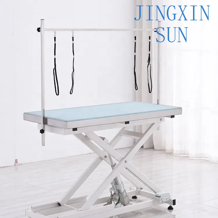 USMILEPET Electric Custom Lifting Led Light Trimming Table for Dog Cat Waterproof Pet Grooming Table